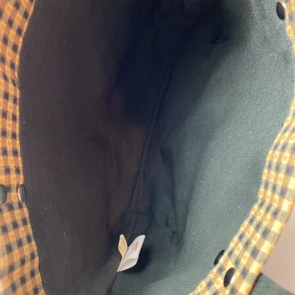 Longaberger Homestead Small Plaid Tote Handbag and make up bag - Picture 8 of 12